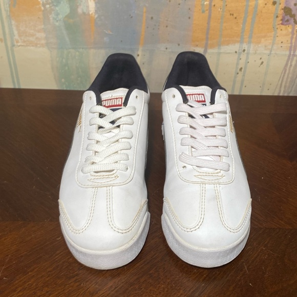 Puma Roma Basic 354259-51 White Big Kids size 6C - Picture 4 of 6